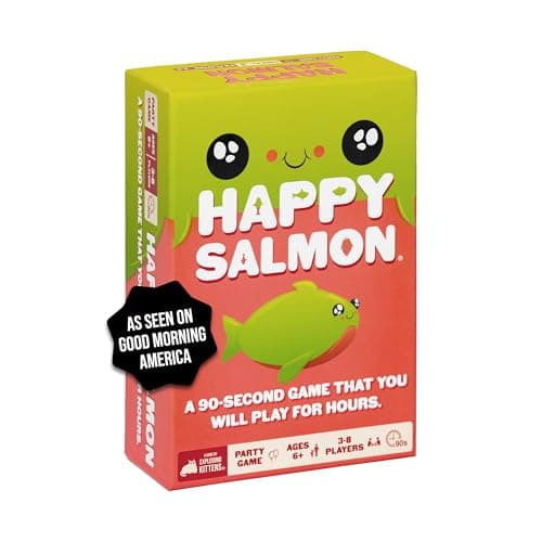 Exploding Kittens Happy Salmon Card Game