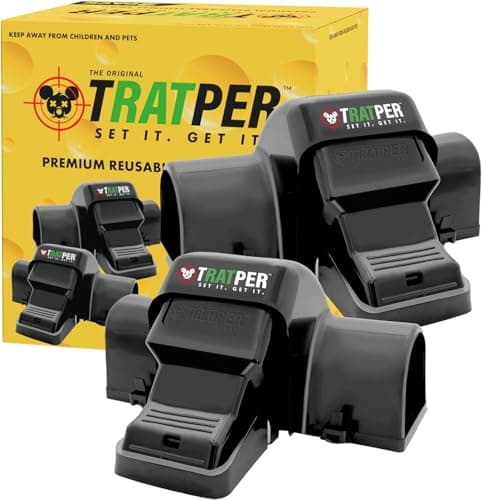 Tratper Dual Tunnel Rat and Chipmunk Traps 2-Pack