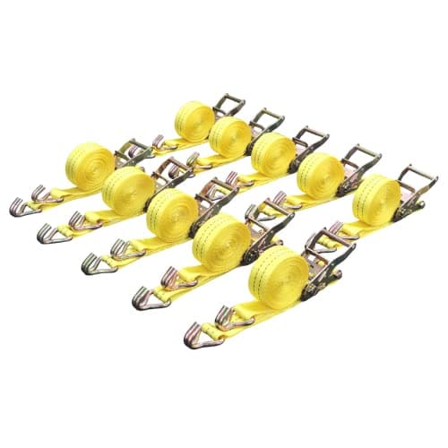 Cargo Control 1.5-inch 15-foot Ratchet Straps 10-Pack