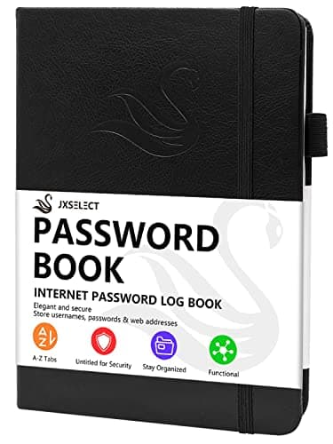 Jxselect JX-368 Secure Password Keeper 5.2x7.6