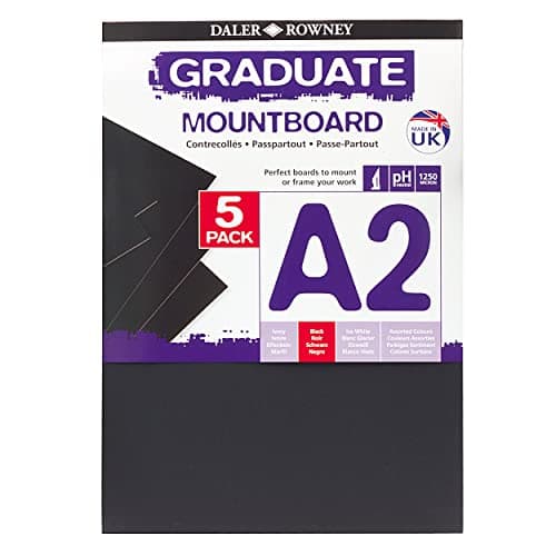 Daler Rowney Graduate A2 Mountboard 5 Pack