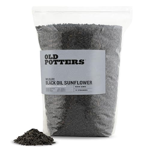 Old Potters Wildlife Black Oil Sunflower Seeds 12 lbs