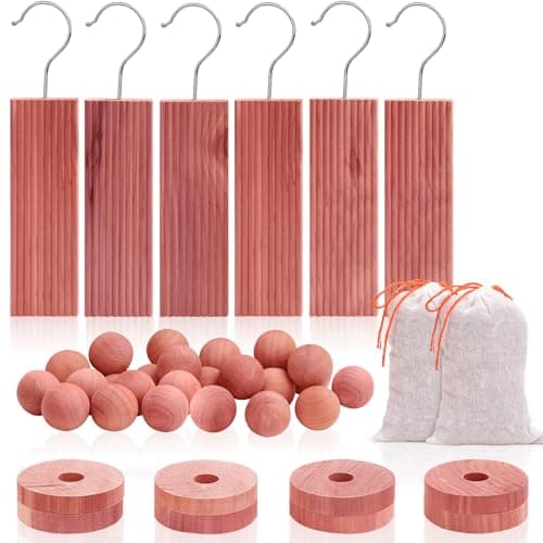 Homode 40 Pack Cedar for Clothes Storage