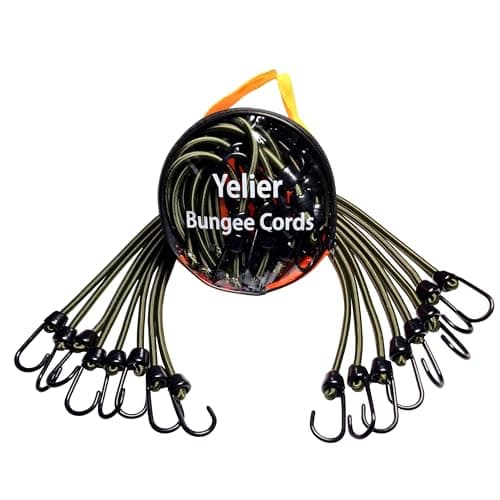 Yelier Heavy Duty Bungee Cords 8 pcs