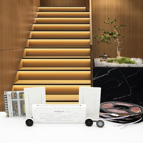 Komigan KMG-3233 Motion LED Stair Lighting Kit 16 Stairs