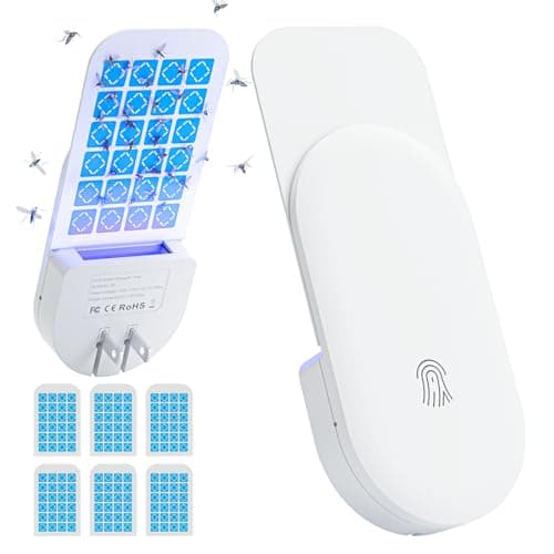 TIENBE 2-in-1 Flying Insect Trap 6 Glue Cards