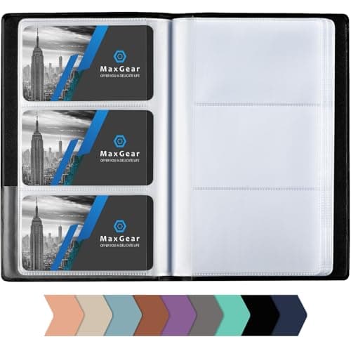 MaxGear 240-Card Organizer Book Black