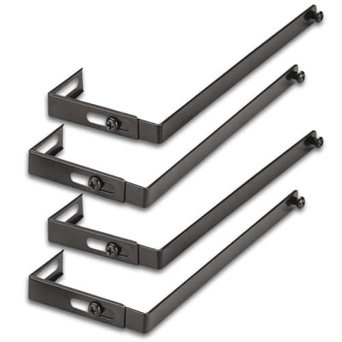 1InTheOffice Adjustable Cubicle Hooks 4-Pack