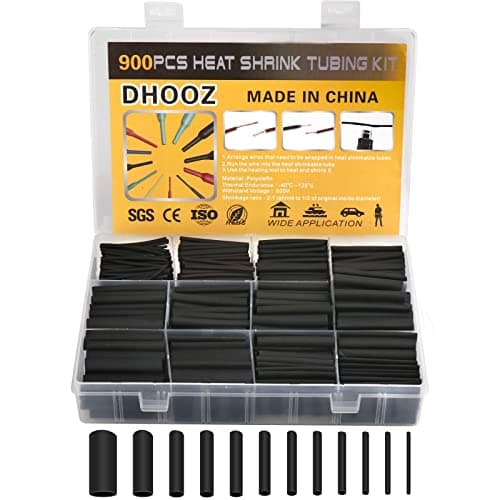 Dhooz LJIN003 Heat-Shrink Tubing Kit 900pcs