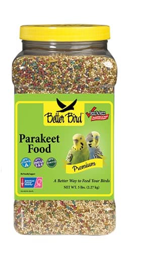 Better Bird Premium Parakeet Food 5 lb Jar