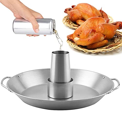 Tellshun Beer Can Chicken Roaster Grill Rack