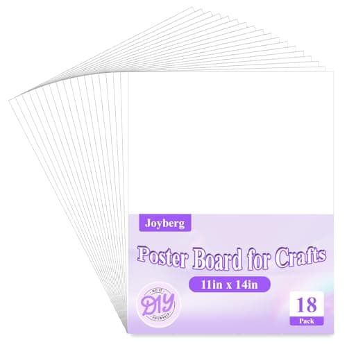 Joyberg 09HBZ0001 18-Pack Poster Boards