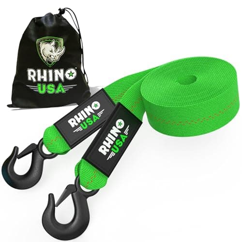 Rhino USA SNAP Tow Strap 2'x20'