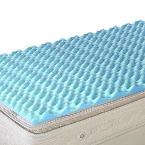 DMI 2-Inch Blue Egg Crate Foam Mattress Pad