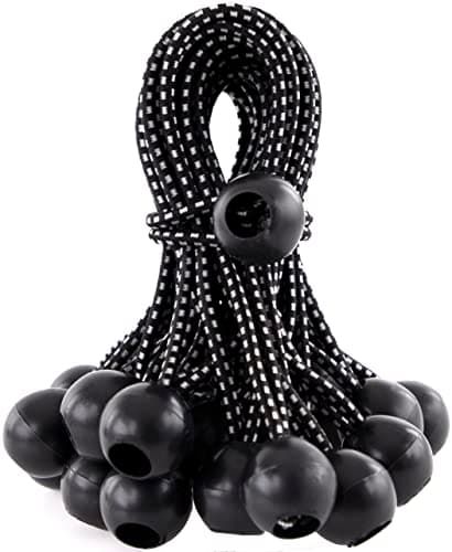 Kotap BB-6B Ball Bungee Cords 25-Pack