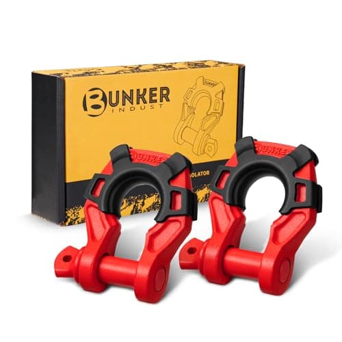 Bunker Indust BI-Red Tow Shackles 2 Pack