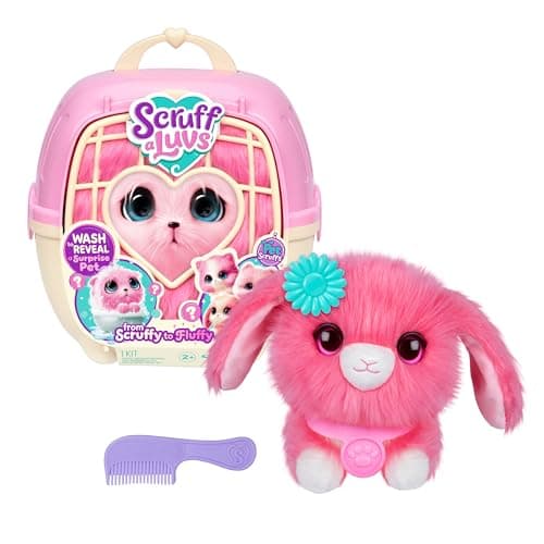 Scruffaluvs Pet Scruffs Pink Mystery Plush Toy