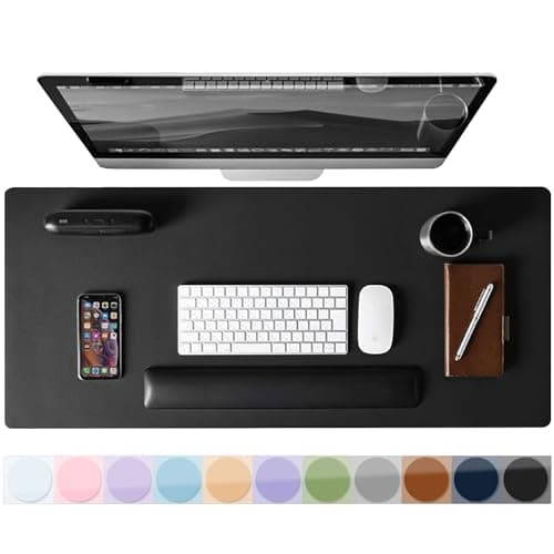 Roslim ZC Desk Pad Black 17x36