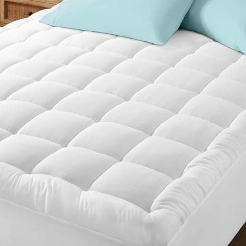 Bare Home Cotton Top Twin XL Mattress Pad White