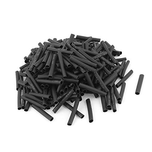 Uxcell a15072200ux0178 Black Heat-Shrink Tubing 240Pcs