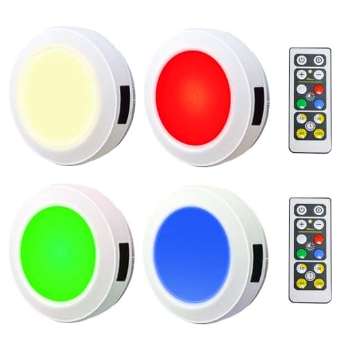 HONWELL RGB Colored Tap Lights Remote Controlled