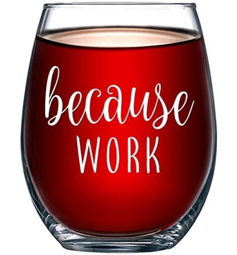 Gelid Because Work Stemless Wine Glass 15oz
