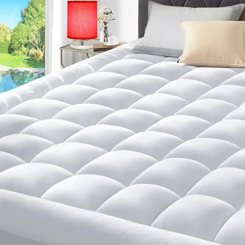 ELEMUSE King Plush Cooling Mattress Pad