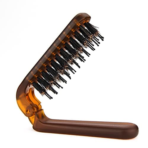 Ancable AN-1087 Folding Boar Bristle Hair Brush