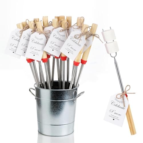 Yoande 24 S'mores Skewers Party Favor Set