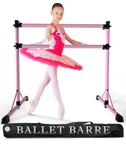Ballerina Basics 4 Ft Pink Steel Ballet Barre