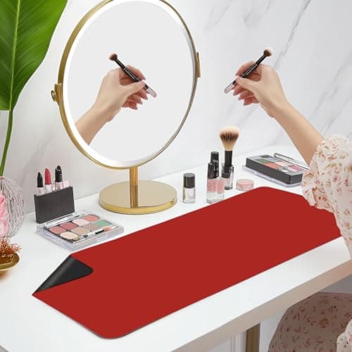 Efish Red & Black Desk Pad 31.5'x15.7'