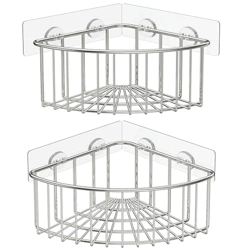 Smartake Deep Basket 2-Pack Shower Caddy
