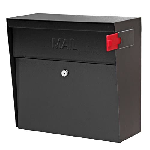 Mail Boss 7162 Metro Black Locking Mailbox