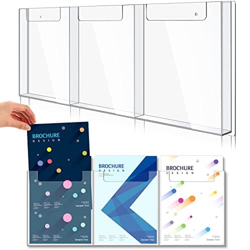 Sherr Sherr-Store Acrylic Brochure Holder 3-Pack