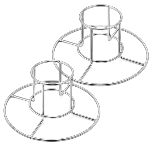 E-far 2-Pack Beer Can Chicken Grill Rack