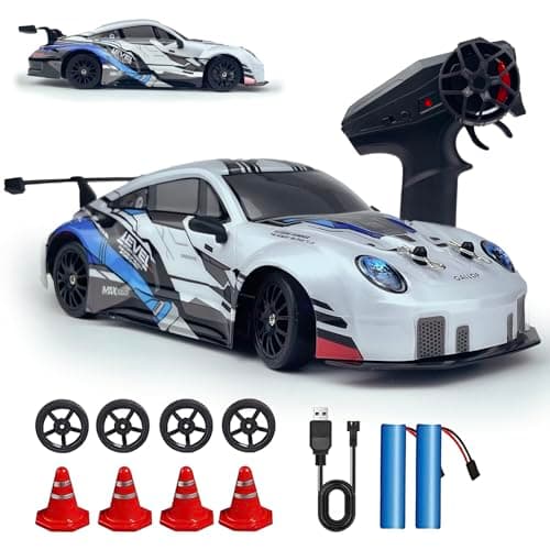 HTURCCOP RC Drift Car with Two Batteries