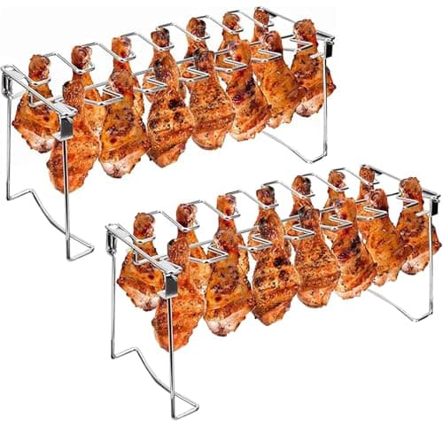 Triceratops 2-Pack Chicken Leg Grill Rack