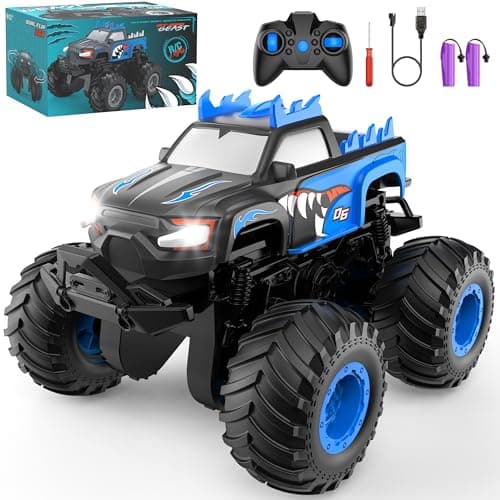 FAFUGANIA 889-36 Black Blue Monster Truck RC Car