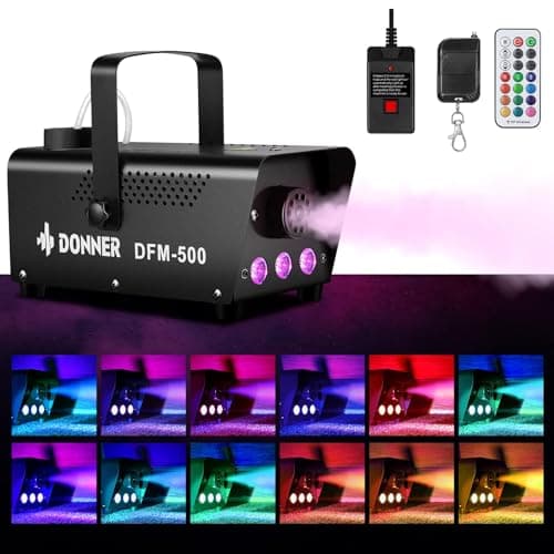 Donner DFM-500 Fog Machine with LED Lights