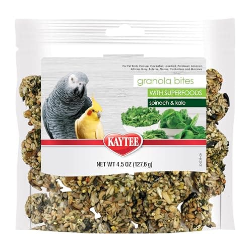 Kaytee Granola Bites Spinach Kale Bird Food
