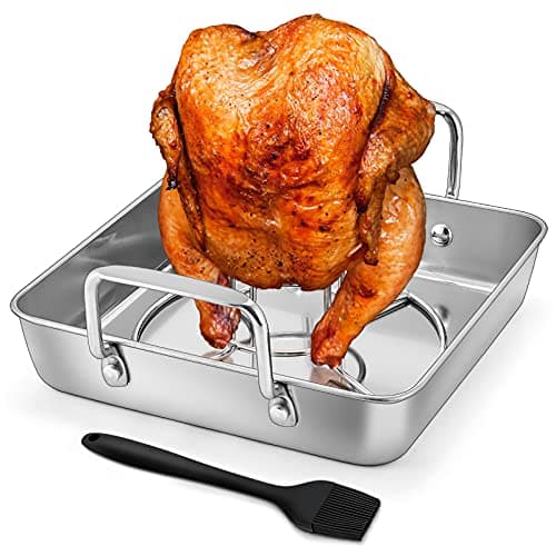 HaSteeL Beer Can Chicken Roaster Rack Set