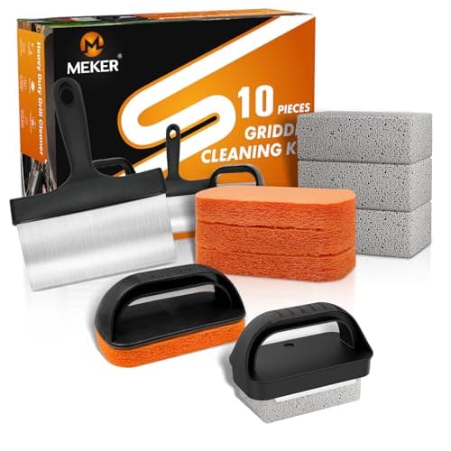 MEKER 10-Piece Griddle Cleaning Kit