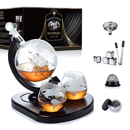 Shigoo TT-07 Globe Whiskey Decanter Set