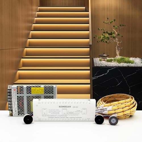 Komigan KMG-3233 LED Stair Lighting Kit 16 Stairs