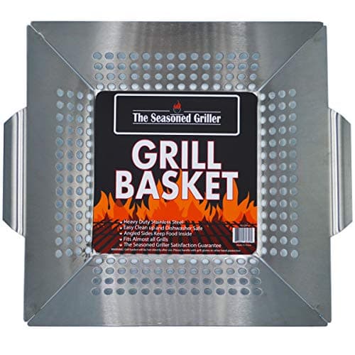 The Seasoned Griller Stainless Steel Grill Basket
