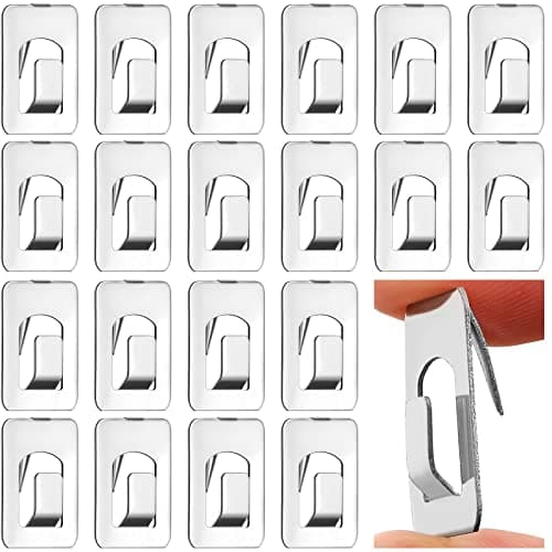 Hotop Stainless Cubicle Hooks 36-Pack