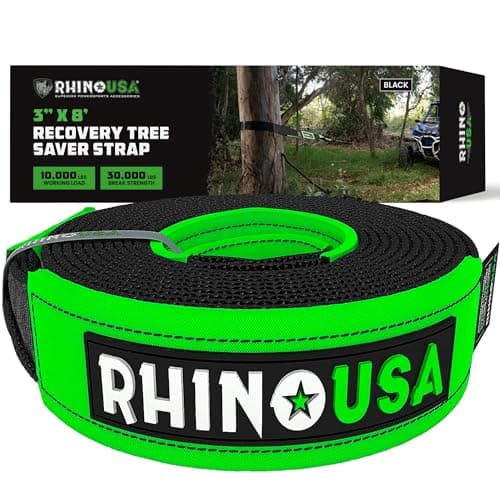 Rhino USA Tree Saver Tow Strap 3'x8'