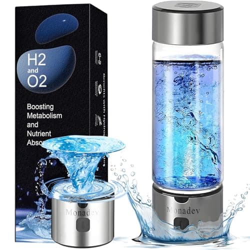Monadev H267 Silver Hydrogen Water Bottle