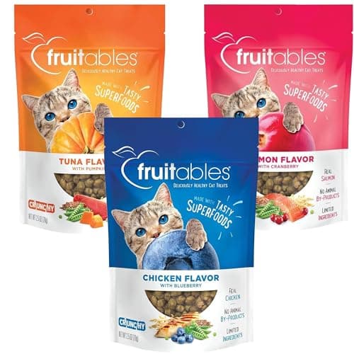 Fruitables Crunchy Cat Treats 3-Pack