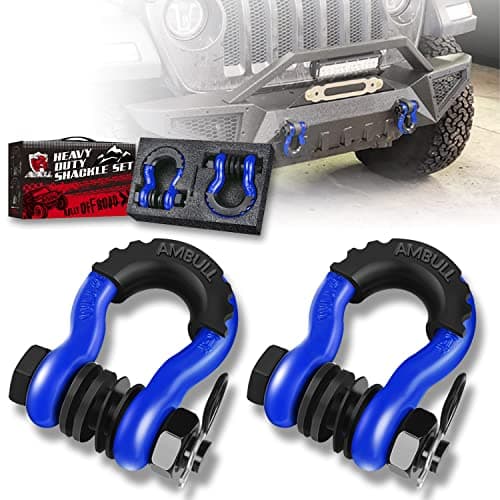 Ambull Shackle-Blue Heavy Duty Set